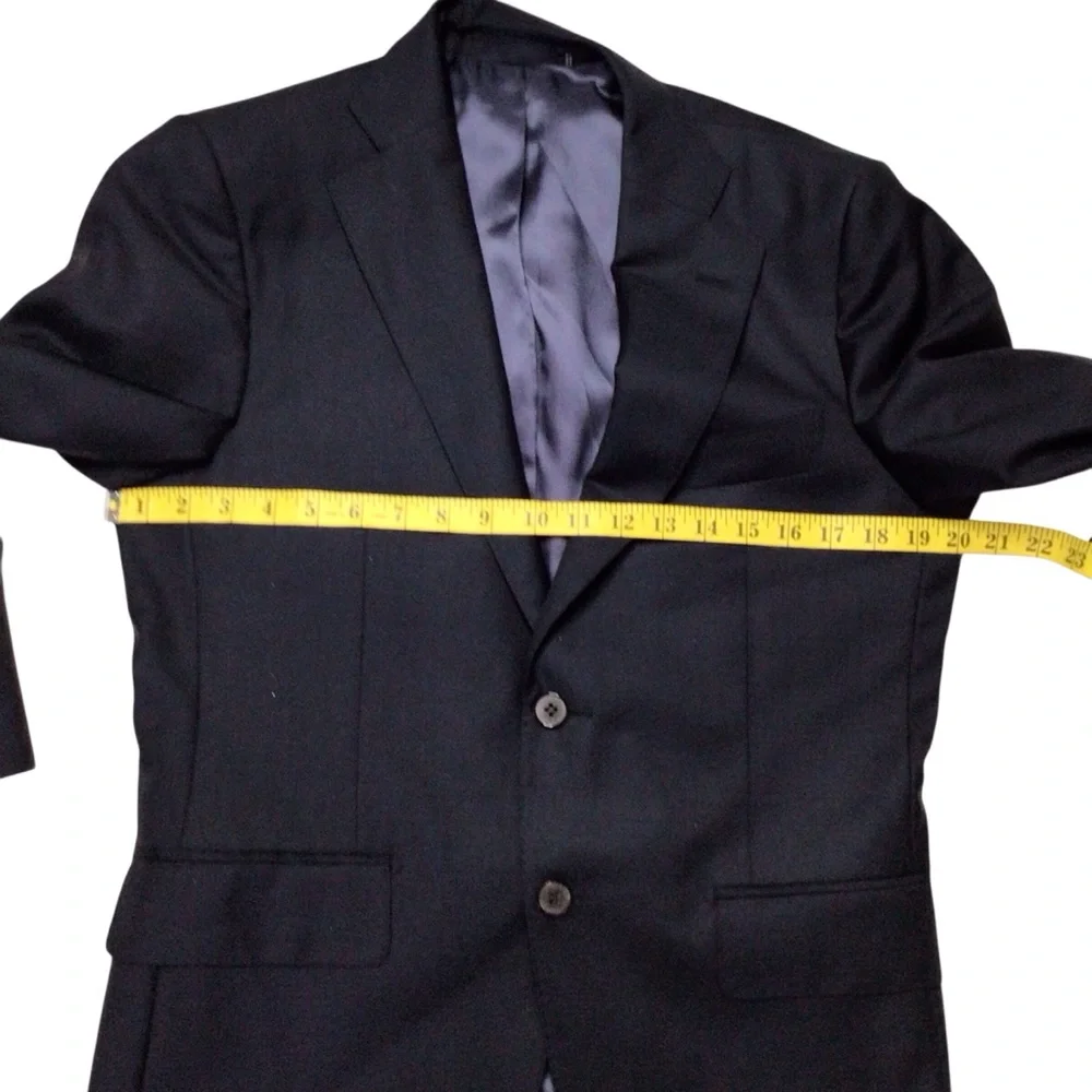 Suitsupply x Vitale Barberis Canonico Navy Wool Super 110's Blazer 38S